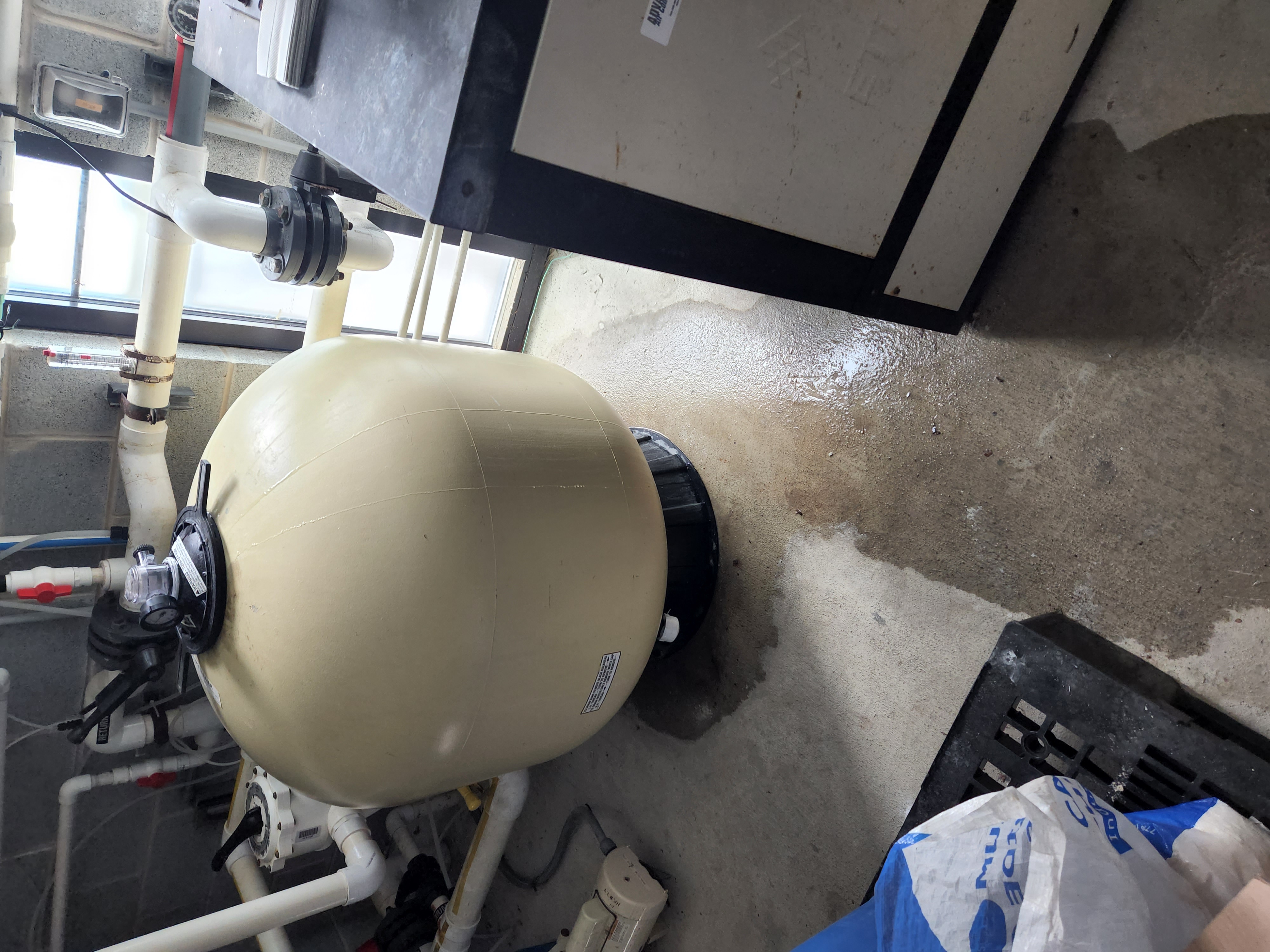 Pump room maintenance