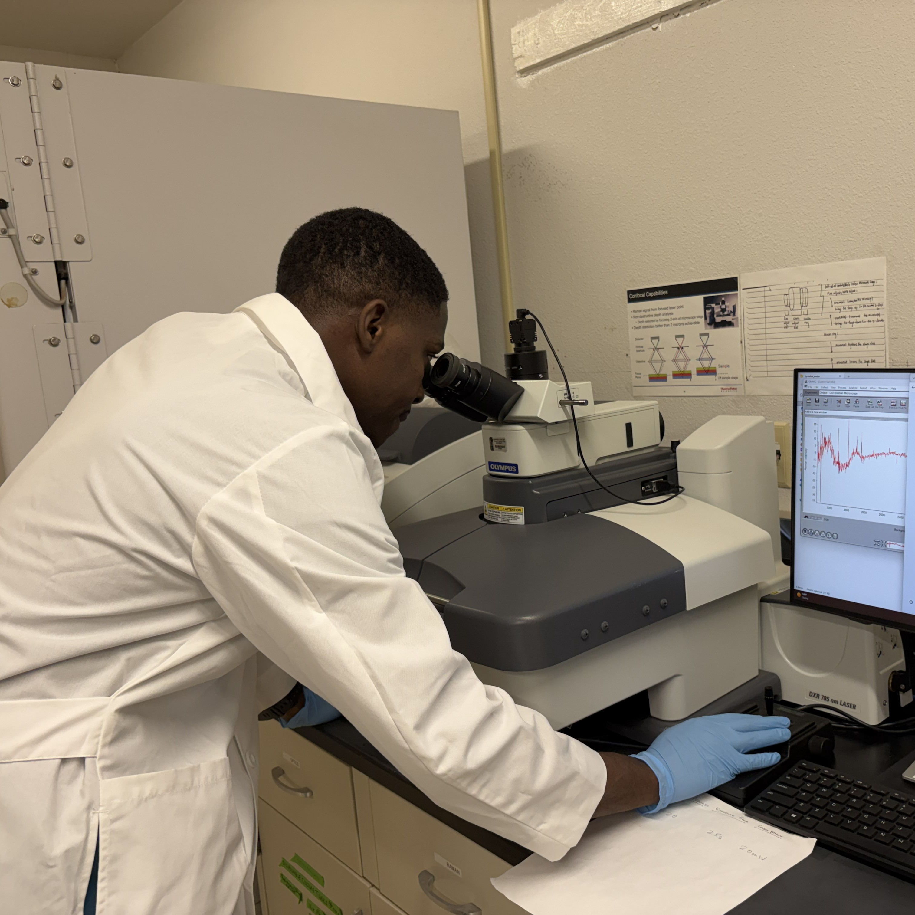 Raman spectroscopy analysis